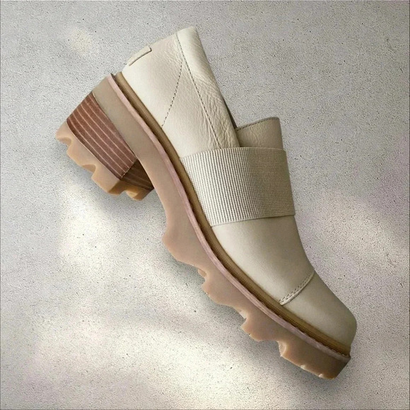 SOREL JOAN NOW LOAFER Sz 9.5 Cream - Picture 1 of 7